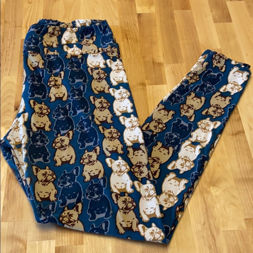 Unicorn French Bulldog LulaRoe TC Leggings
